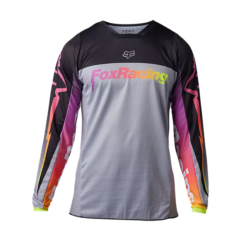 FOX Polera Moto 180 Statk Gris - Rideshop