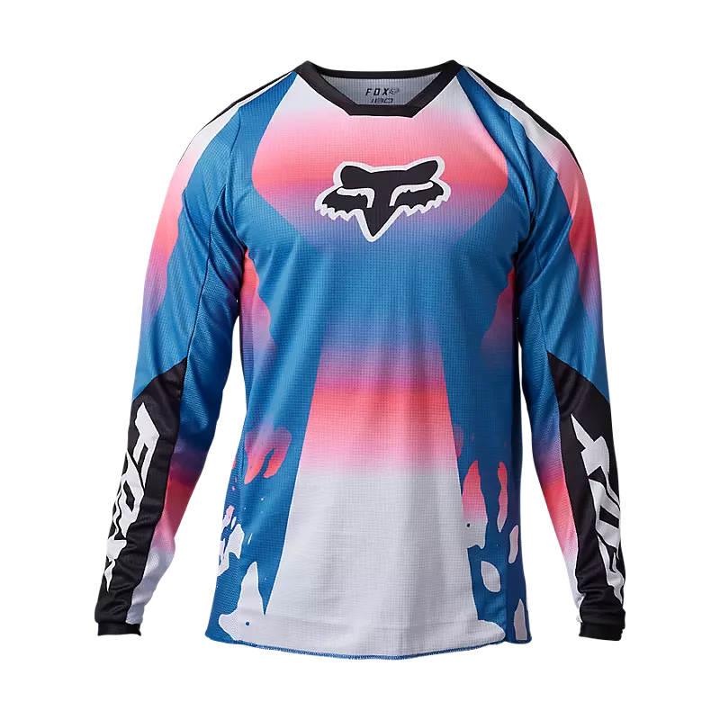 FOX Polera Moto 180 Morphic Celeste - Rideshop