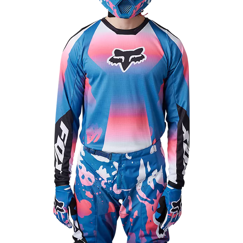 FOX Polera Moto 180 Morphic Celeste - Rideshop