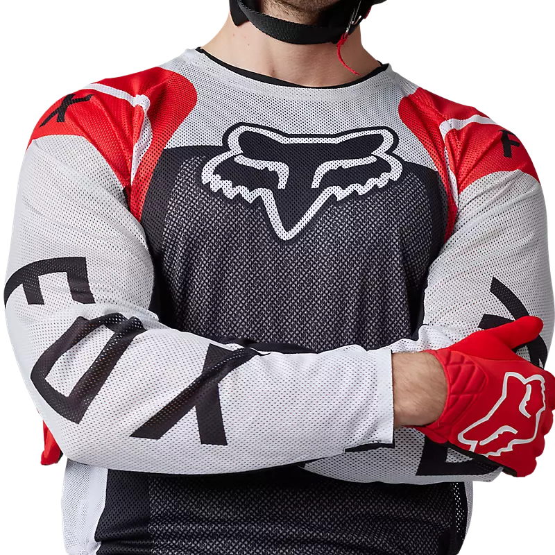 FOX Polera Moto Airline Sensory Rojo - Rideshop