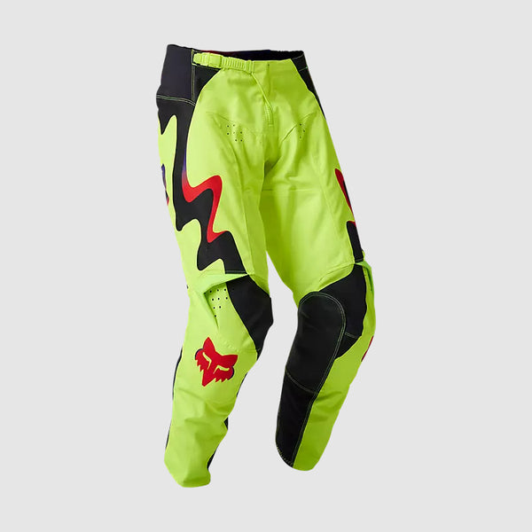 FOX Pantalon Moto 180 Kozmik Amarillo/Negro - Rideshop