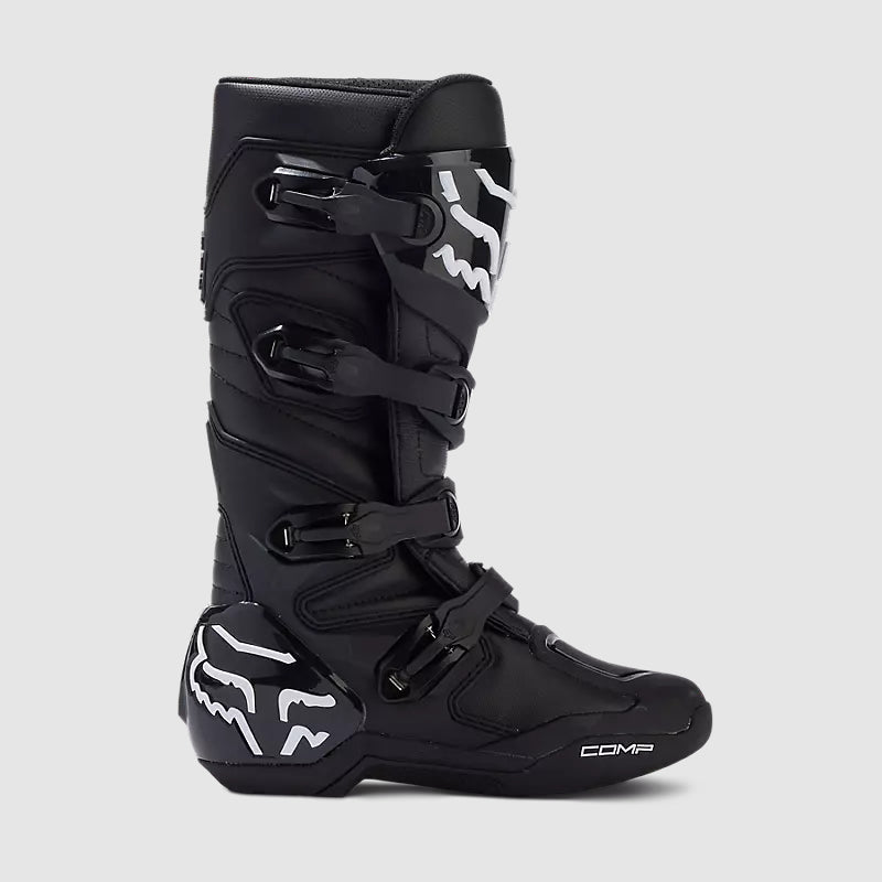 Botas Moto Mujer Comp Negro/Blanco Fox - Rideshop