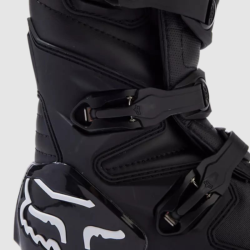 Botas Moto Mujer Comp Negro/Blanco Fox - Rideshop