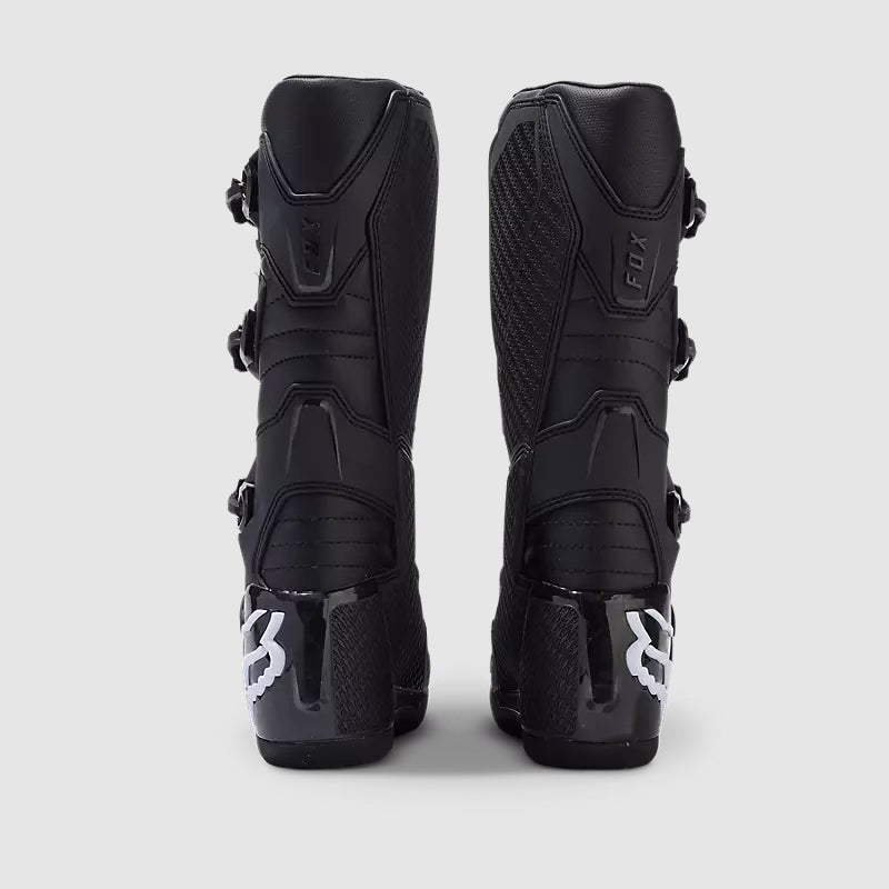 Botas Moto Niño Comp Negro/Blanco Fox - Rideshop