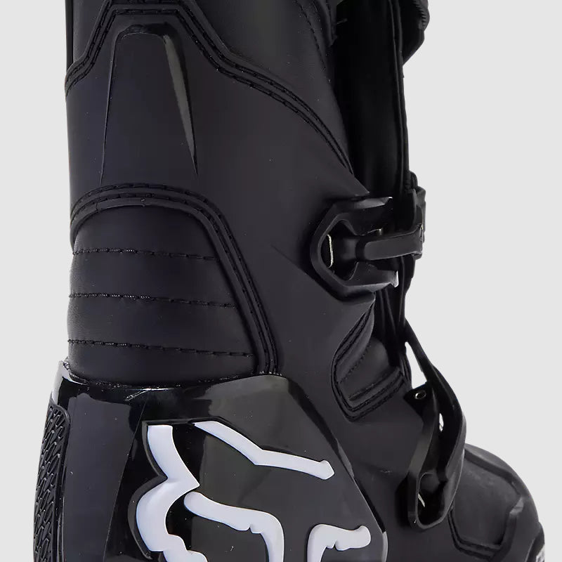 Botas Moto Niño Comp Negro/Blanco Fox - Rideshop