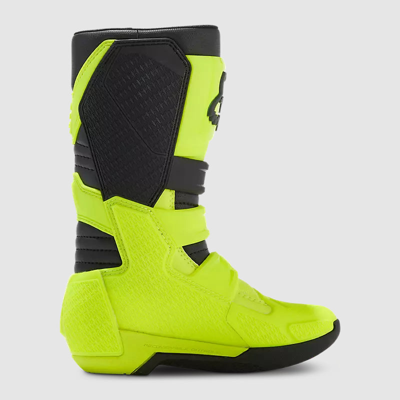 Botas Moto Niño Comp Amarillo Fluor Fox - Rideshop