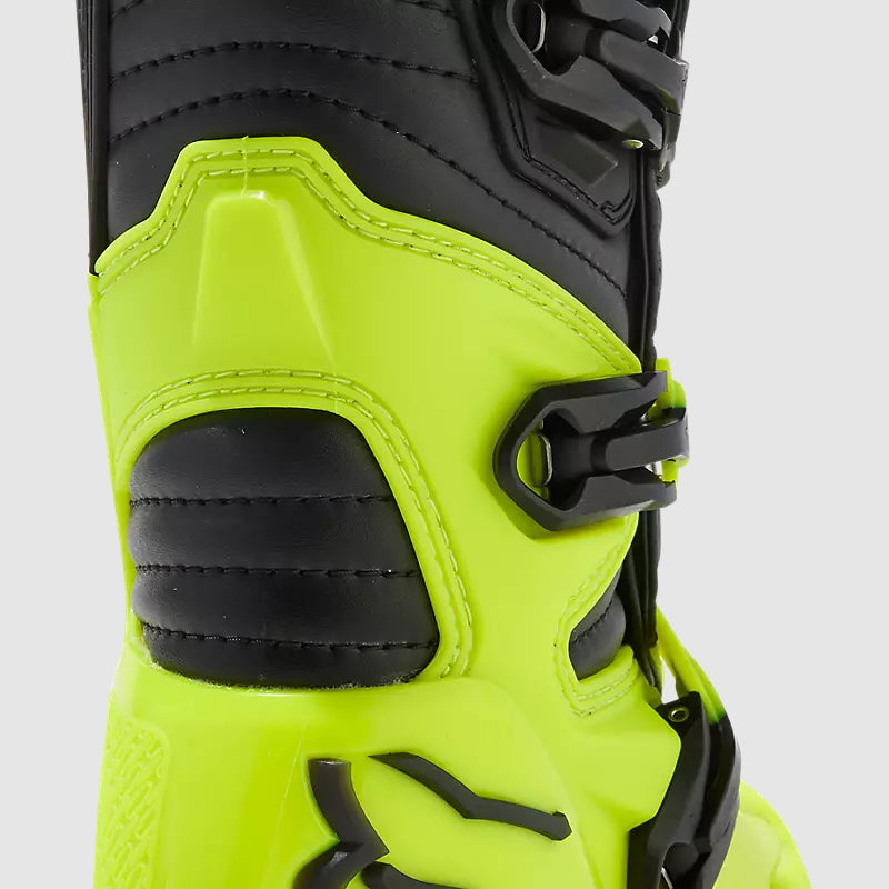 Botas Moto Niño Comp Amarillo Fluor Fox - Rideshop