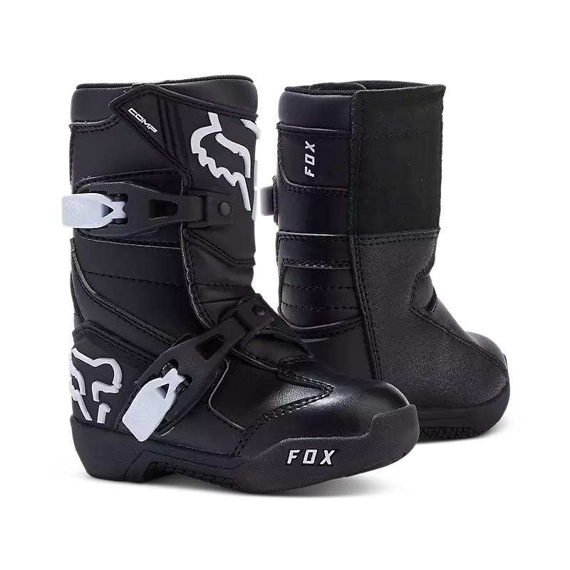 FOX Botas Moto Infantil Comp Negro - Rideshop