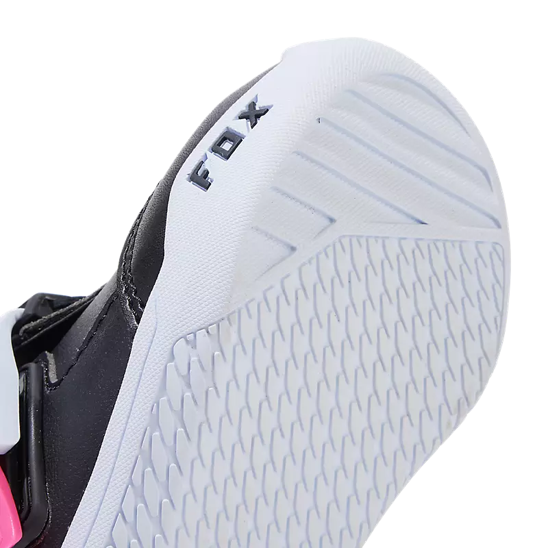 FOX Botas Moto Infantil Comp Negro/Rosado - Rideshop