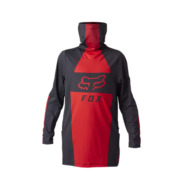 FOX Polera Moto Niño Ranger Drive Krux SXS Con Cuello Rojo - Rideshop