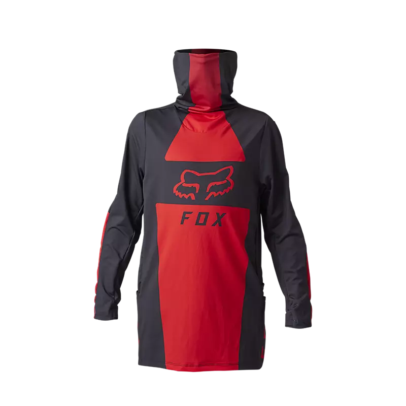 FOX Polera Moto Niño Ranger Drive Krux SXS Con Cuello Rojo - Rideshop