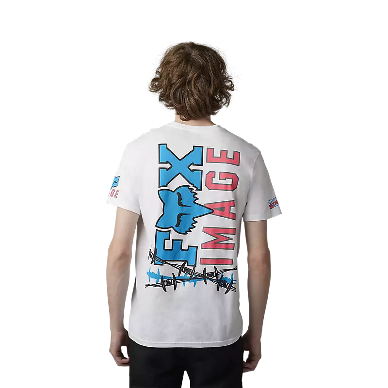 FOX Polera Lifestyle Barb Wire Blanco - Rideshop