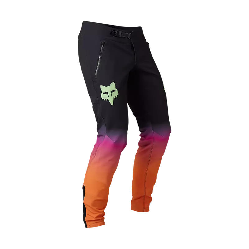 FOX Pantalon Bicicleta Flexair Race Negro/Naranjo - Rideshop