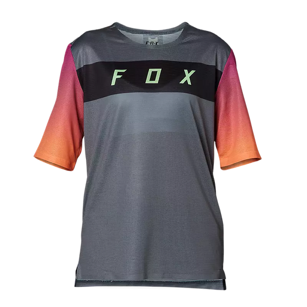 FOX Polera Bicicleta Niño Flexair Gris - Rideshop