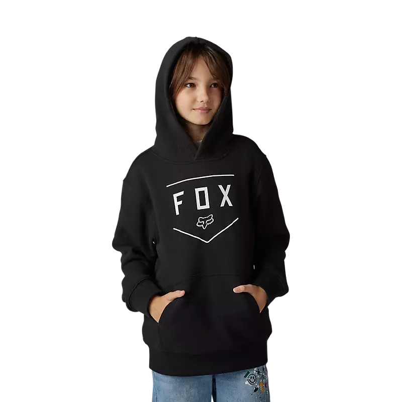 FOX Poleron Lifestyle Niño Shield Negro - Rideshop