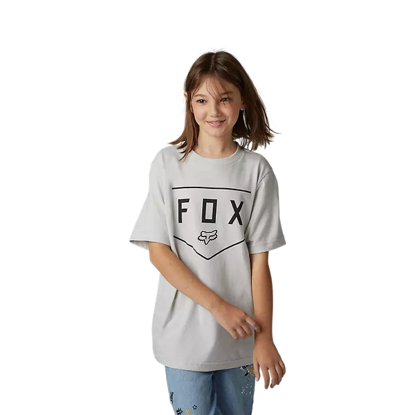 FOX Polera Lifestyle Niño Shield Blanco - Rideshop