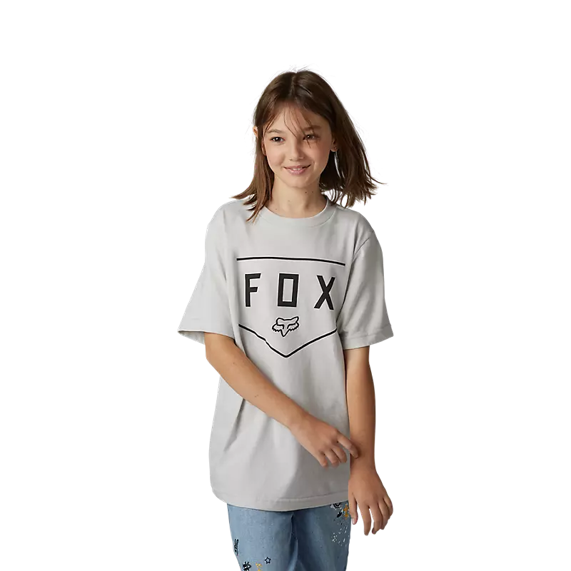 FOX Polera Lifestyle Niño Shield Blanco - Rideshop