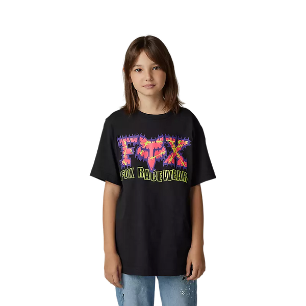 FOX Polera Lifestyle Niño Barb Wire II Negro - Rideshop