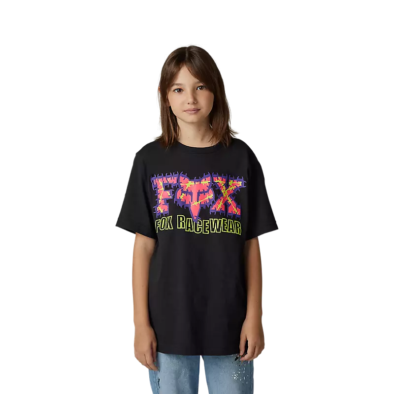 FOX Polera Lifestyle Niño Barb Wire II Negro - Rideshop