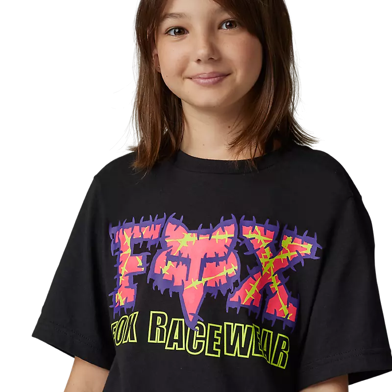 FOX Polera Lifestyle Niño Barb Wire II Negro - Rideshop