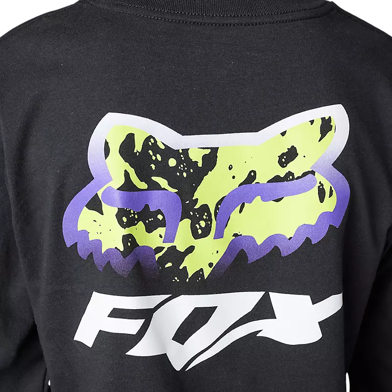 FOX Polera Lifestyle Niño Morphic Manga Larga Negro - Rideshop