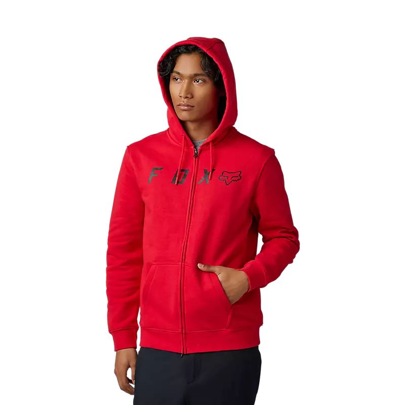 FOX Poleron Lifestyle Absolute Zip Rojo - Rideshop