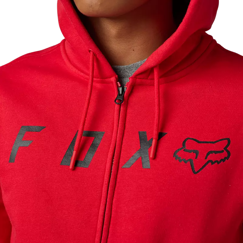 FOX Poleron Lifestyle Absolute Zip Rojo - Rideshop