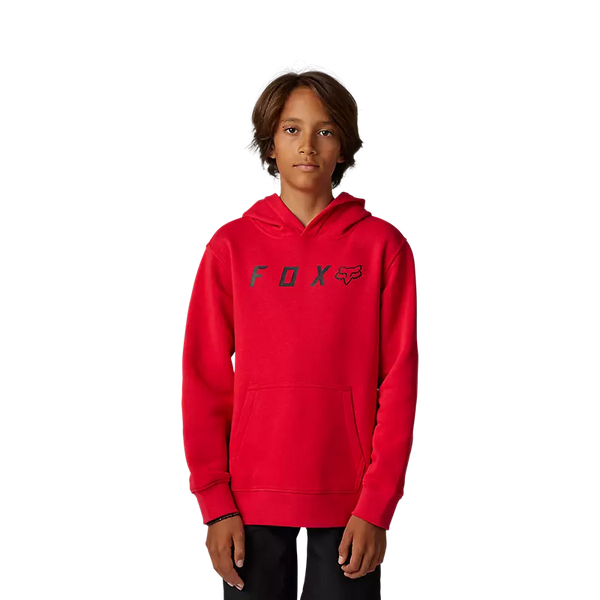 FOX Poleron Lifestyle Niño Absolute Pullover Rojo - Rideshop