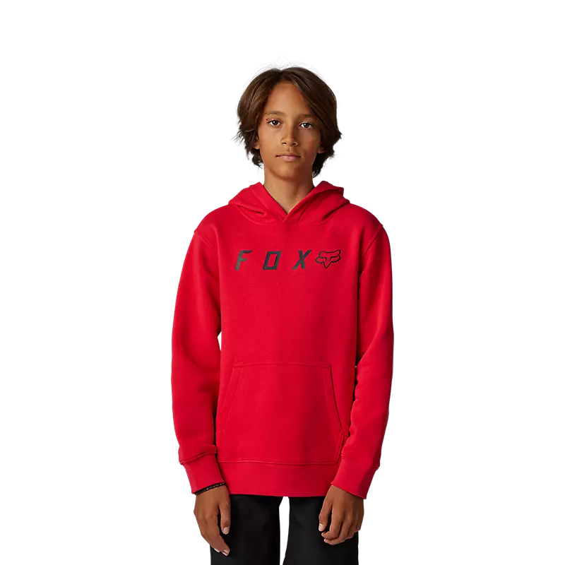 FOX Poleron Lifestyle Niño Absolute Pullover Rojo - Rideshop