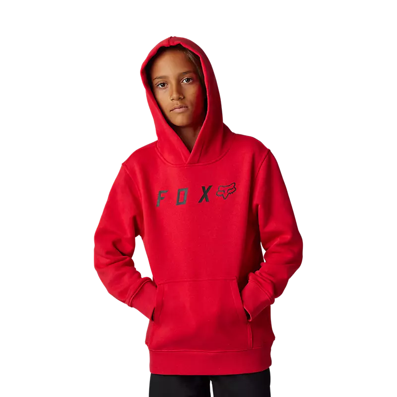 FOX Poleron Lifestyle Niño Absolute Pullover Rojo - Rideshop