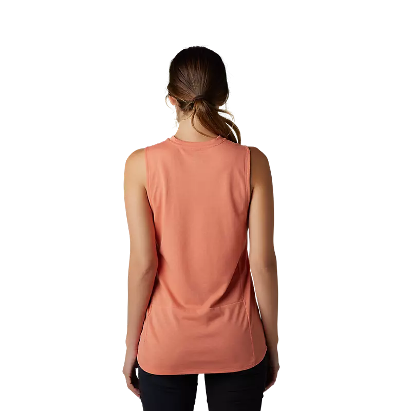 FOX Polera Bicicleta Mujer Ranger Drirelease® Sin Mangas Salmon - Rideshop