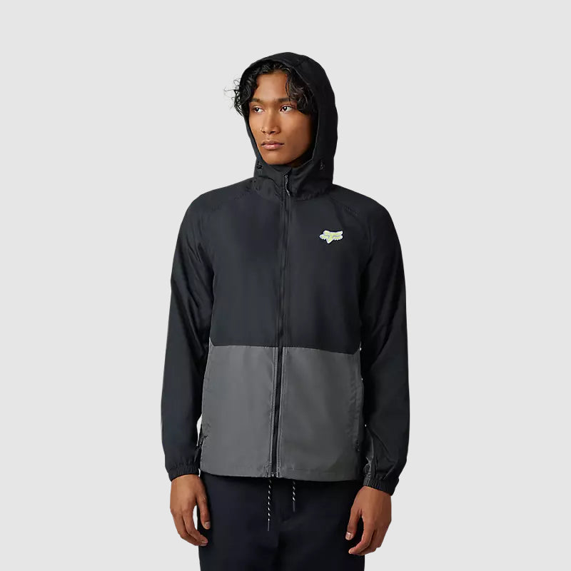 FOX Chaqueta Cortavientos Lifestyle Title Sponsor Negro/Gris - Rideshop