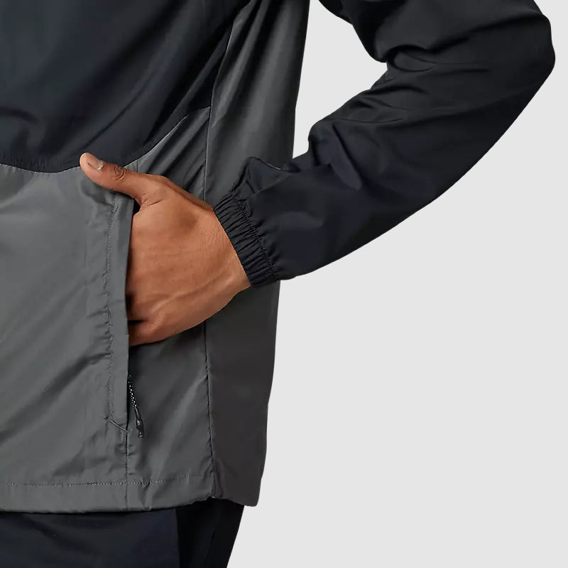 FOX Chaqueta Cortavientos Lifestyle Title Sponsor Negro/Gris - Rideshop