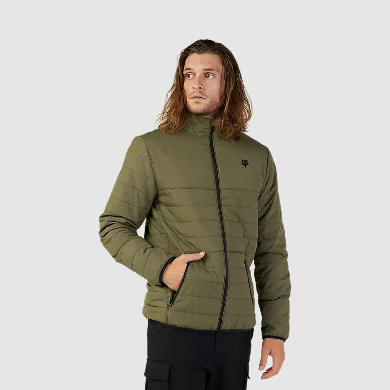 Chaqueta Lifestyle New Howell Puffy Verde Oliva Fox - Rideshop