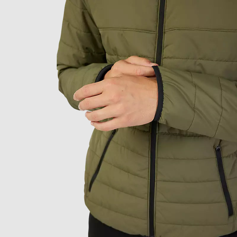 Chaqueta Lifestyle New Howell Puffy Verde Oliva Fox - Rideshop