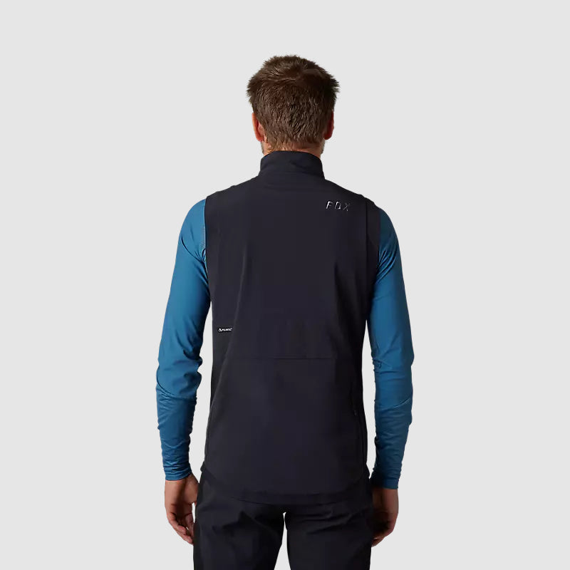 Chaqueta Bicicleta Defend Fire Alpha Sin Mangas Negro Fox - Rideshop