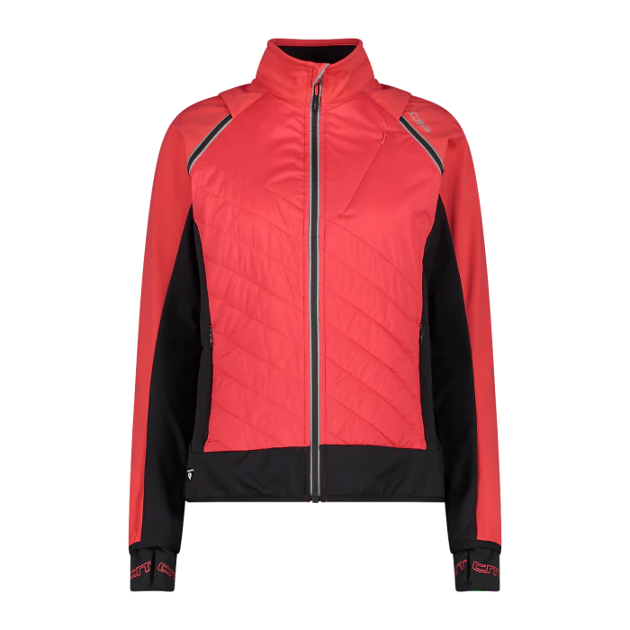 Chaqueta Mujer Hybrid con Mangas Desmontables Campagnolo Corallo