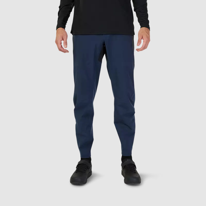 Pantalon Bicicleta Defend Impermeable 3L Azul Marino Fox - Rideshop