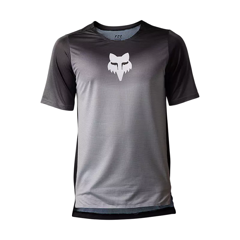 FOX Polera Bicicleta Flexair Novah Negro/Gris - Rideshop