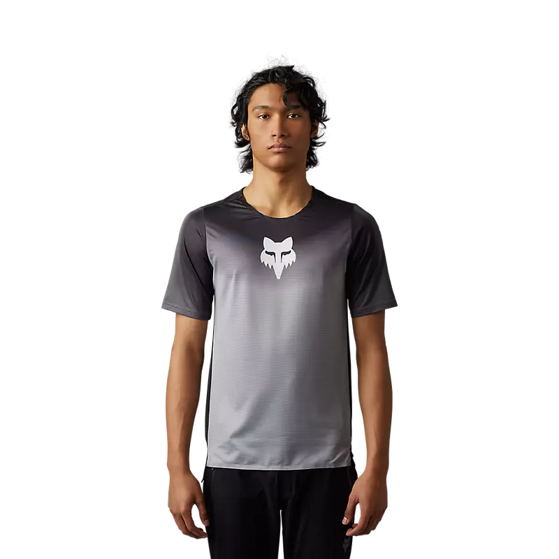 FOX Polera Bicicleta Flexair Novah Negro/Gris - Rideshop