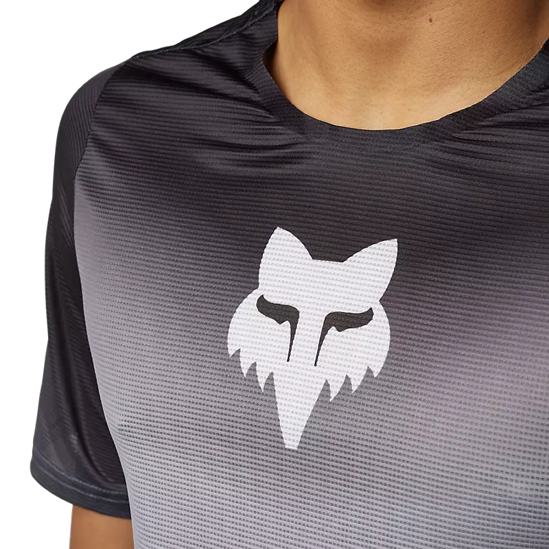 FOX Polera Bicicleta Flexair Novah Negro/Gris - Rideshop