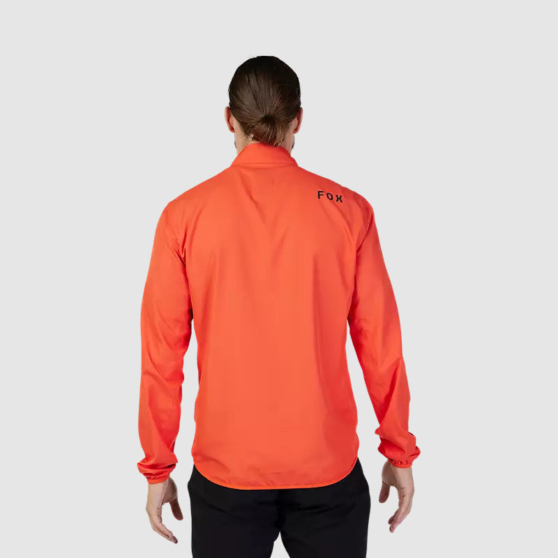 Chaqueta Cortavientos Bicicleta Ranger Naranjo Fox - Rideshop