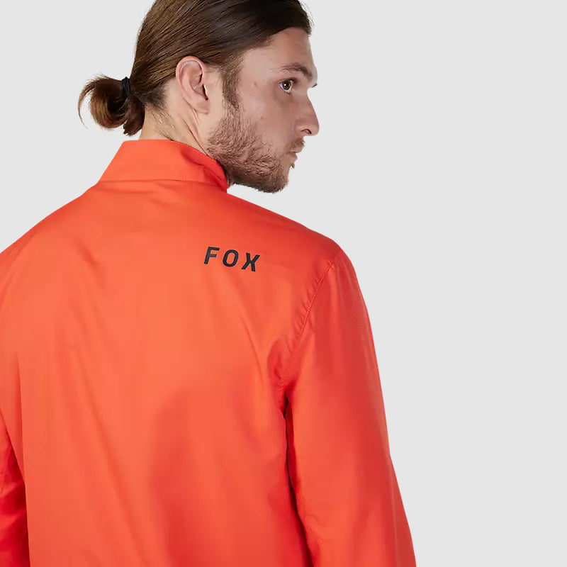 Chaqueta Cortavientos Bicicleta Ranger Naranjo Fox - Rideshop