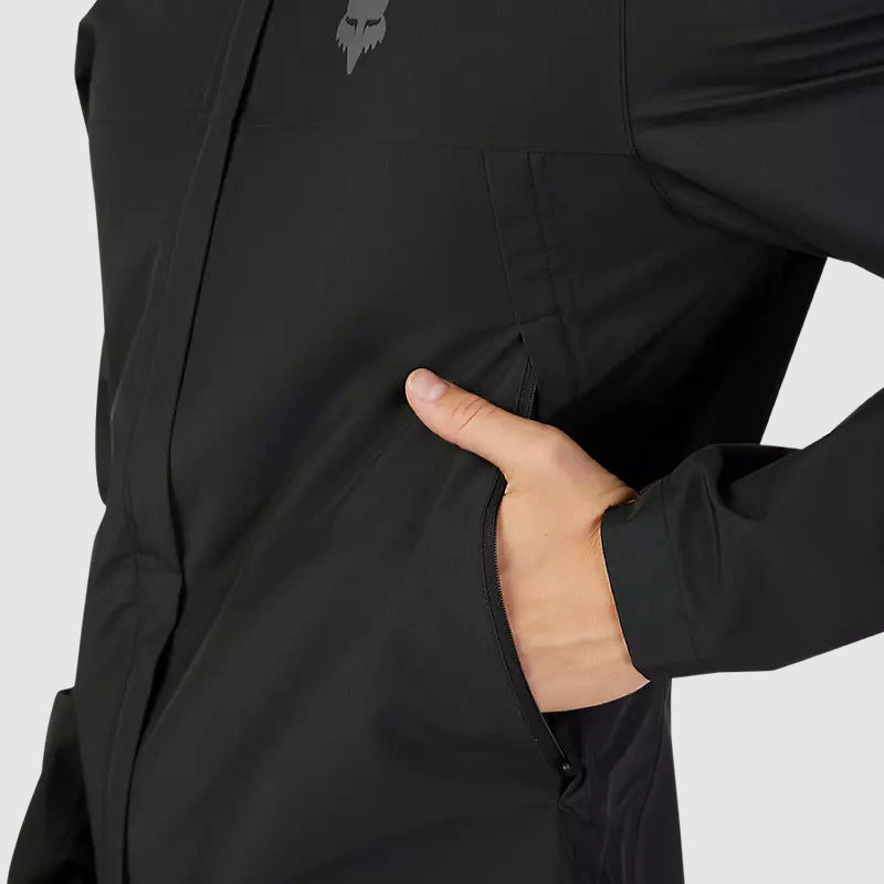 Chaqueta Bicicleta Impermeable Ranger Negro Fox - Rideshop