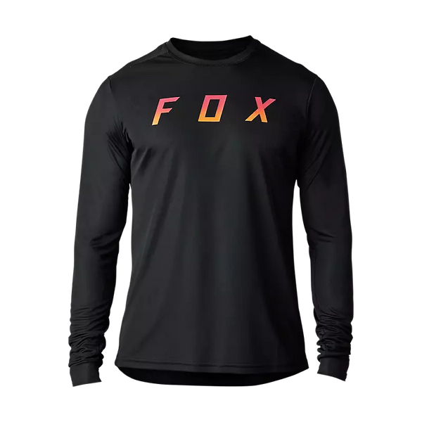 FOX Polera Bicicleta Ranger Dose Manga Larga Negro - Rideshop