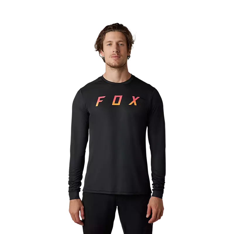 FOX Polera Bicicleta Ranger Dose Manga Larga Negro - Rideshop