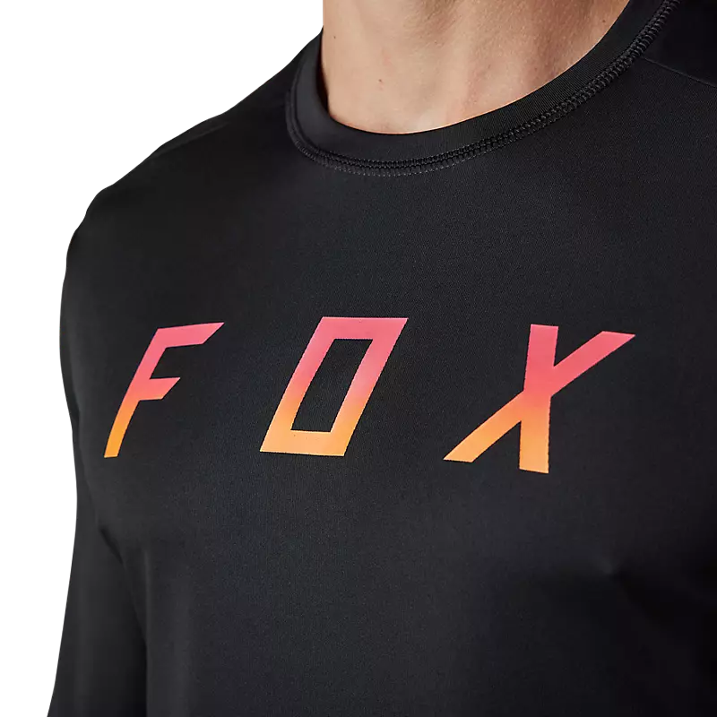 FOX Polera Bicicleta Ranger Dose Manga Larga Negro - Rideshop