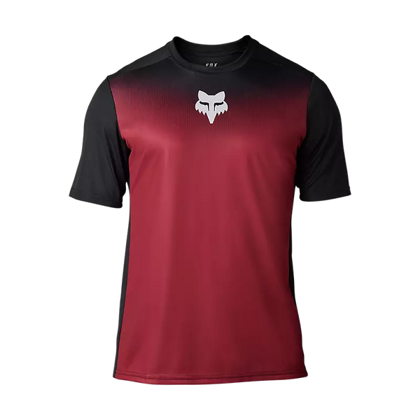 FOX Polera Bicicleta Ranger Keel Negro/Rojo - Rideshop