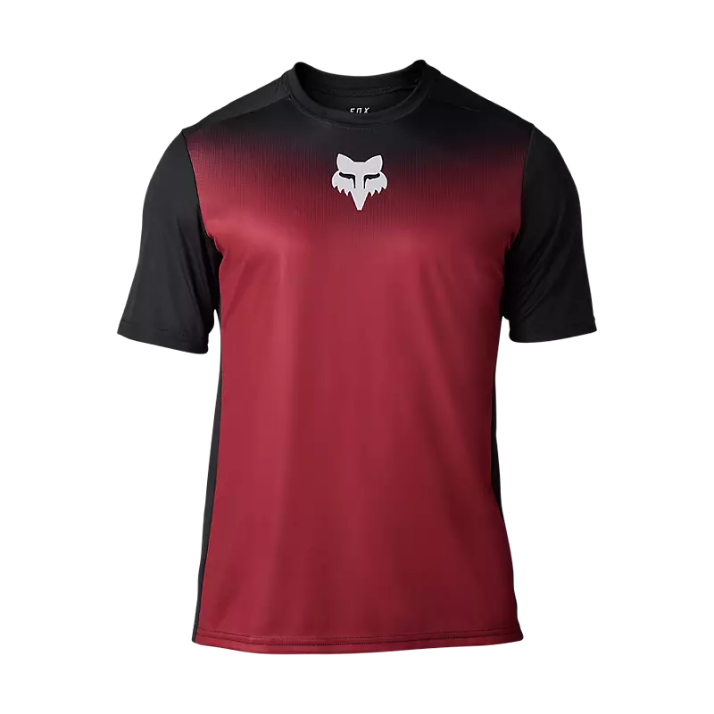 FOX Polera Bicicleta Ranger Keel Negro/Rojo - Rideshop