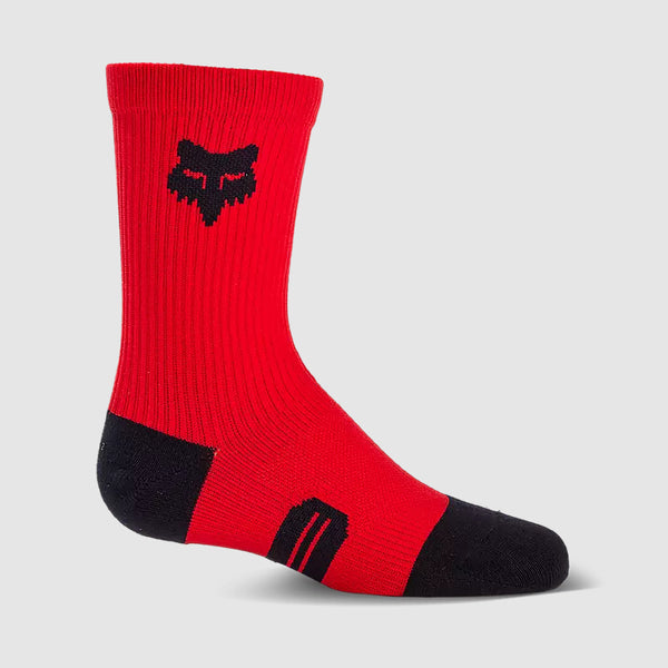 Calcetines Bicicleta Niño Ranger Crew 6" Rojo Fox